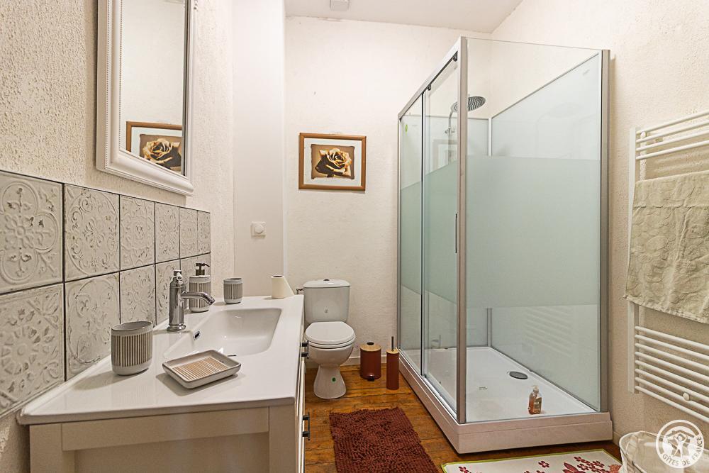 Salle.d'eau.WC.1er.étage.Chambre.4.personnes.Maison.D'Hôtes.Chez.Elisa.Le.Fousseret.Martres.Tolosane photo 14