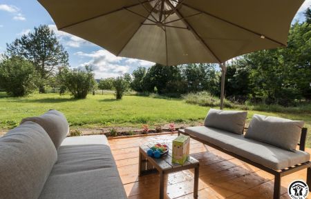 Terrasse.Gîte.En.Fique.Saint.Julia.Revel.Lac.Saint.Ferréol Gîte n°31G100200 Saint-Julia - Haute-Garonne - Terrasse.Gîte.En.Fique.Saint.Julia.Revel.Lac.Saint.Ferréol